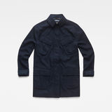 G-Star RAW® Chisel A-line Field Jacket Dark blue flat front