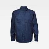 G-Star RAW® Utility HA Straight Shirt Dark blue flat front
