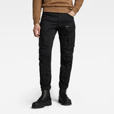 G-Star RAW® Rovic Zip 3D Straight Tapered Hose Schwarz model front