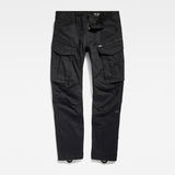 G-Star RAW® Rovic Zip 3D Straight Tapered Hose Schwarz flat front