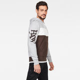 G-Star RAW® Graphic 15 Sweater Grey model side