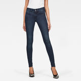 G-Star RAW® Jeans Lynn Mid Super Skinny Azul oscuro model front