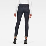 G-Star RAW® Lynn Biker Mid Skinny Jeans Dark blue model side