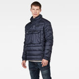 G-Star RAW® Atoll quilted anorak Dark blue model front