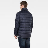 G-Star RAW® Atoll quilted anorak Dark blue model back