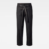 G-Star RAW® Chinos Chisel Mid Boyfriend Ankle Negro flat front