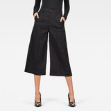 G-Star RAW® Falda pantalón Pintuck Negro model front