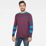 G-Star RAW® Core Straight Knitted Sweater Red model front