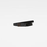 G-Star RAW® Dorala Stud Pin Belt Black front flat