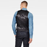 G-Star RAW® Tuxedo Waistcoat Dark blue model back