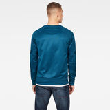 G-Star RAW® Motac Slim Sweater Medium blue model back