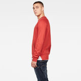 G-Star RAW® 2-Tone Sweater Red model side
