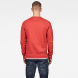 G-Star RAW® 2-Tone Sweater Red model back