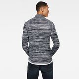 G-Star RAW® Zip Through Solli knitted Sweater Grey