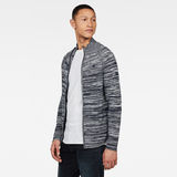 G-Star RAW® Zip Through Solli knitted Sweater Grey