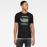 G-Star RAW® Slim G Logo T-Shirt Zwart