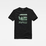 G-Star RAW® Slim G Logo T-Shirt Zwart