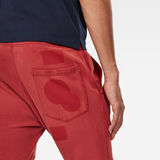 G-Star RAW® CNY Motac-X Super Slim Sweatpants Red model back zoom