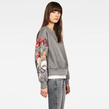 G-Star RAW® Graphic 2 Loose Sweater Grey model side
