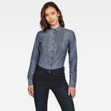 G-Star RAW® Lanc Bib Slim Shirt Medium blue