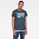 G-Star RAW® Graphic 8 T-Shirt Medium blue