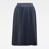 G-Star RAW® 30 Years Plisse Skirt Medium blue flat front