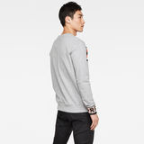 G-Star RAW® Gsraw Jacquard Sweater Grey model back