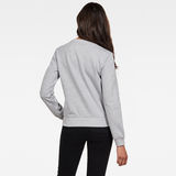 G-Star RAW® Xzula Panel Raw GR Sweater Grey model back