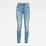 G-Star RAW® 3301 High Skinny Ripped Edge Ankle Jeans Light blue