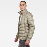 G-Star RAW® Meefic Quilted Overshirt Green model side