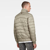G-Star RAW® Meefic Quilted Overshirt Green model back