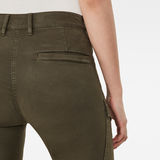 G-Star RAW® Blossite G-Shape Army High Skinny Pant Green model back zoom