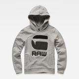 G-Star RAW® Hooded Sweater Grey model front
