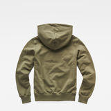 G-Star RAW® Hooded Sweater Green model side