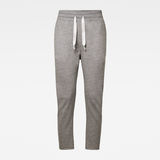 G-Star RAW® 3D Tapered Cropped Sweat Pants Grey flat front