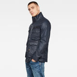 G-Star RAW® Multipocket Denim Field Jacket Dark blue model side