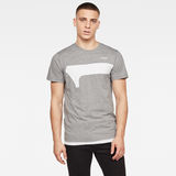 G-Star RAW® T-shirt One Cut and Sewn GR Gris