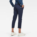 G-Star RAW® 3D Tapered Cropped Sweat Pants Medium blue model back