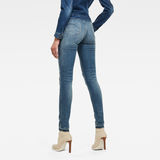 G-Star RAW® Kafey Ultra High Skinny Ripped Edge Ankle Jeans Medium blue