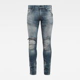 G-Star RAW® 5620 3D Zip Knee Skinny Jeans Lichtblauw
