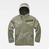 G-Star RAW® Hooded Jacket Green model front
