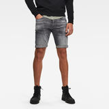 G-Star RAW® 3301 Denim Slim Shorts Black model front
