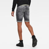 G-Star RAW® 3301 Denim Slim Shorts Black model back