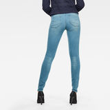 G-Star RAW® Lynn Mid Waist Skinny Jeans Medium blue model back
