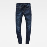 G-Star RAW® Lynn Mid Waist Skinny Jeans Medium blue flat front