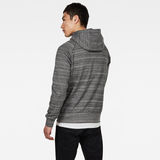 G-Star RAW® Aero Laah Slim Zip Sweater Black model back