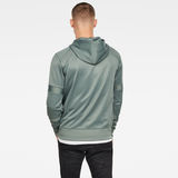 G-Star RAW® Motac Slim Hooded Sweater Green model back