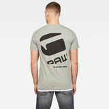 G-Star RAW® T-shirt Big Logo Back GR Vert