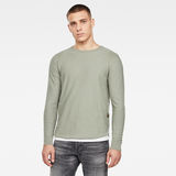 G-Star RAW® R Straight Knitted Top Green model front