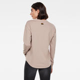 G-Star RAW® Graphic Shift Xzyph Sweater Pink model back